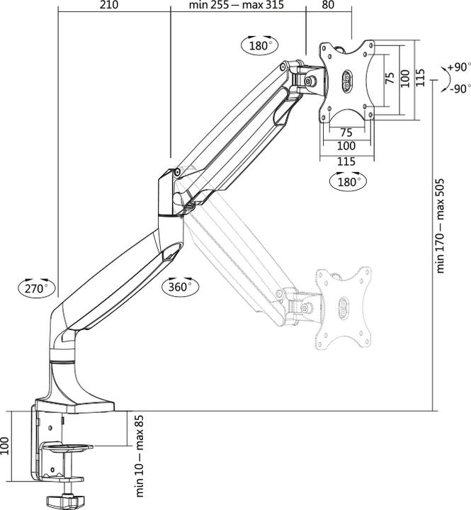 Produktbild LogiLink BP0042 (Tisch, 32")