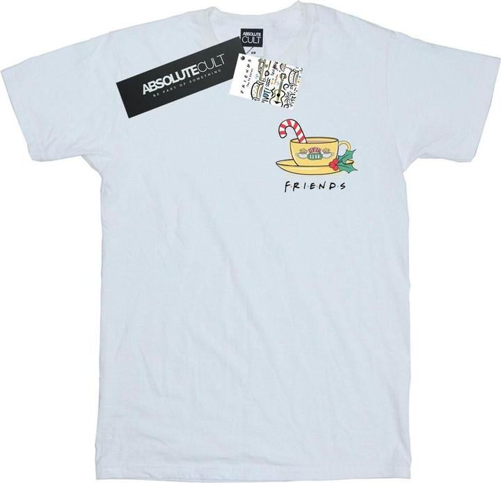 Friends Christmas Coffee Mug Breast Print TShirt Mädchen