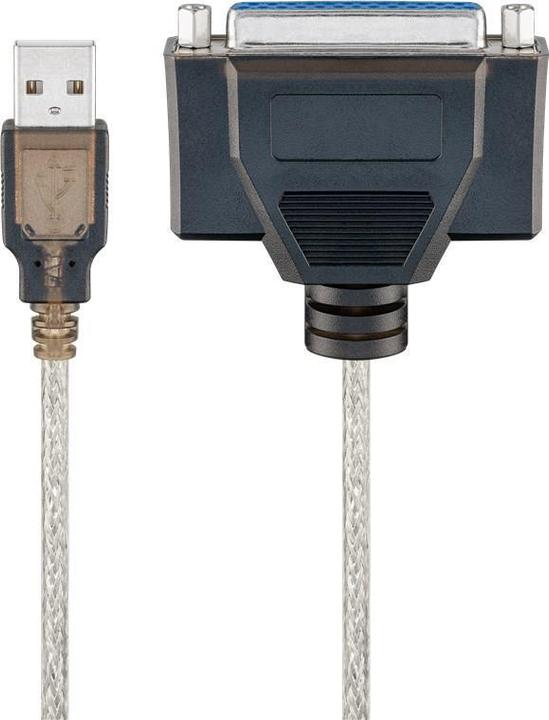 Produktbild Goobay USB-Druckerkabel, Transparent, 1.5 m (1.50 m, Parallel (Drucker))