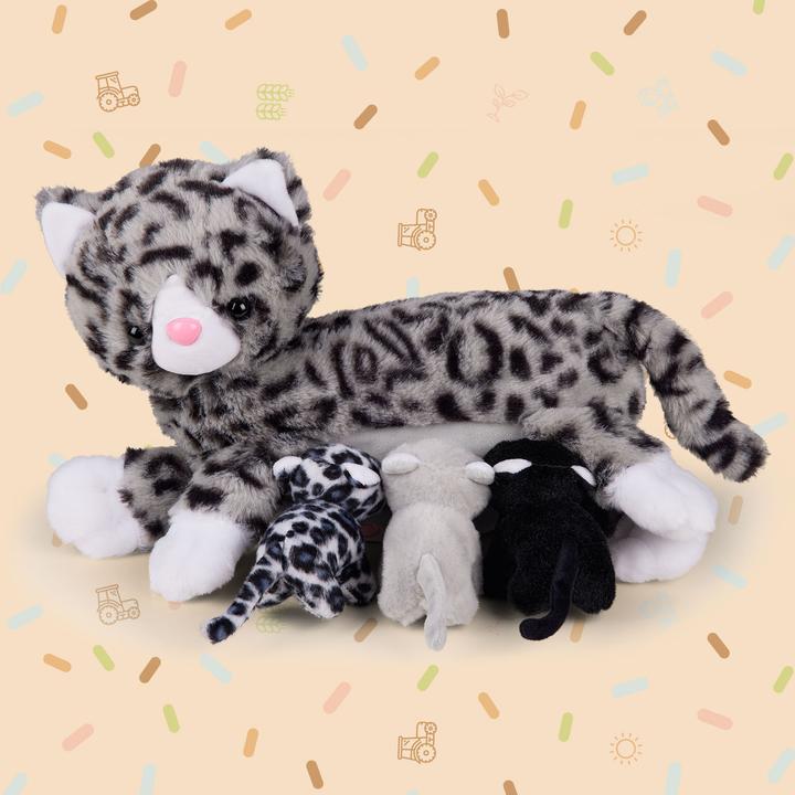 Produktbild Mamanimals Mama Katze mit Babys (19 cm)