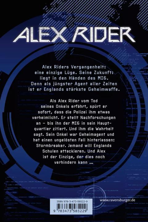Produktbild Ravensburger Alex Rider, Band 1: Stormbreaker (Deutsch, Anthony Horowitz, 2018)
