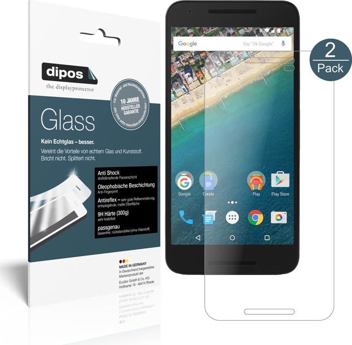Actual product image Dipos Screen Protector Anti-Shock (1 Piece, LG Nexus 5X)