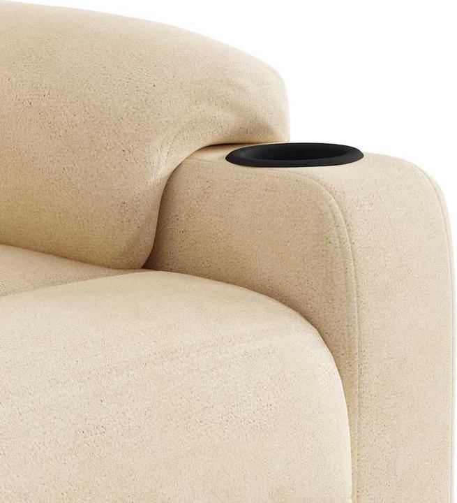 Produktbild VidaXL Massagesessel Beige Mikrofasergewebe