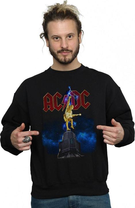 Actual product image AC/DC Mens Stiff Upper Lip Lightning Cotton Sweatshirt (4XL)