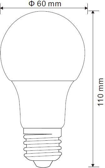 Immagine prodotto Globo Illuminante LED in alluminio 2xE27 LED (E27, 9 W, 810 lm, 2 x, F)