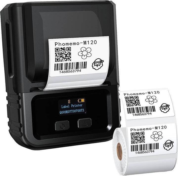 Phomemo M120 portable label printer (black) (203 dpi)