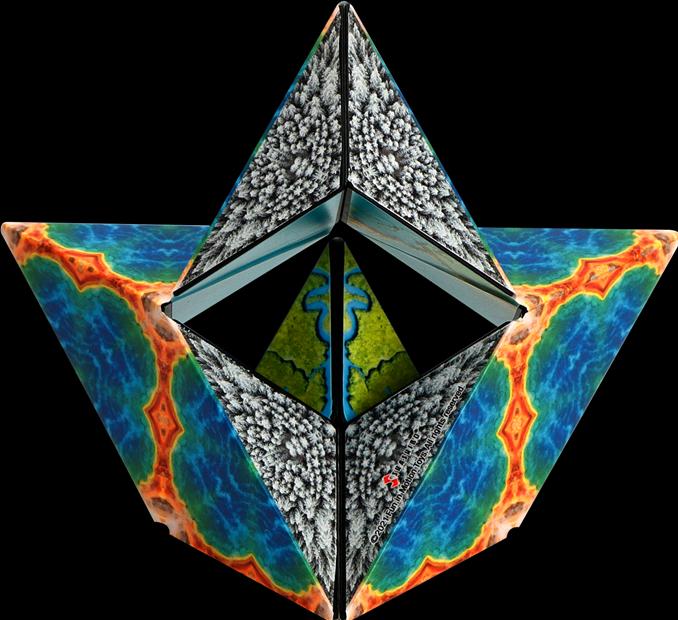 Actual product image Shashibo Cube Earth (Multilingual)