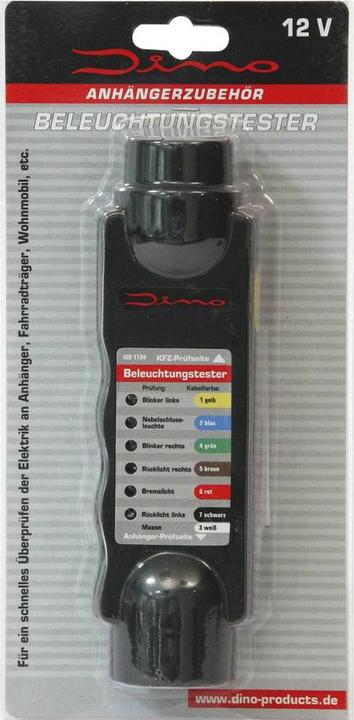 Immagine prodotto Dino Tester di illuminazione per la spina della presa del rimorchio