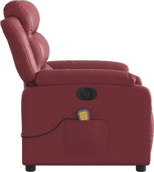 Image du produit VidaXL Fauteuil de massage électrique Fauteuil de télévision Fauteuil de relaxation Similicuir