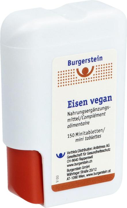 Produktbild Burgerstein Eisen vegan (150 Stück, Tabletten, 115 g)