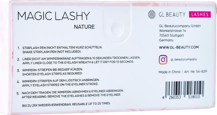 Actual product image GL Beauty Magic Lashy Nature (Artificial eyelashes)