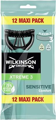 Produktbild Wilkinson Disposable razor Xtreme3 Sensitiv e Comfort 12 pcs