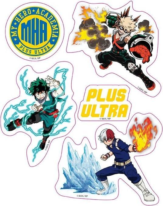 Produktbild ABYstyle MY HERO ACADEMIA - Stickers - 16x11cm 2 sheets - Heroes Villains X5