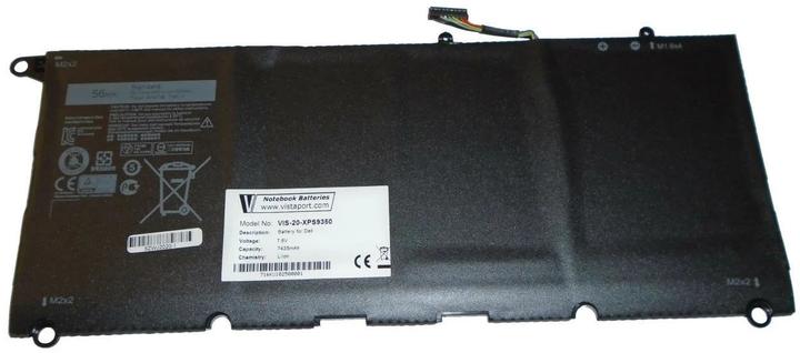 Image du produit Vistaport Batterie pour Dell XPS 13 (9350) (4 cellules, 7435 mAh)