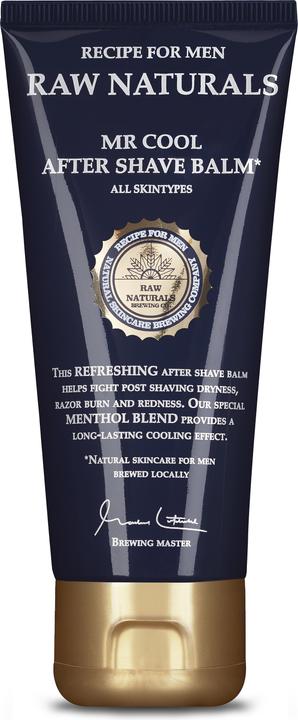 Raw Naturals After Shave Balsam Mr Cool (Aftershave Balsam, 100 ml)