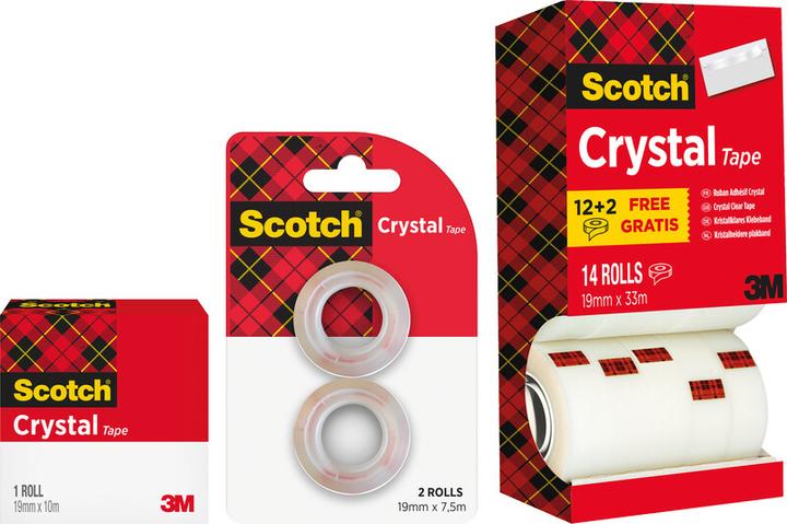 Produktbild Scotch Crystal Klebeband Vorteilspack (19 mm)