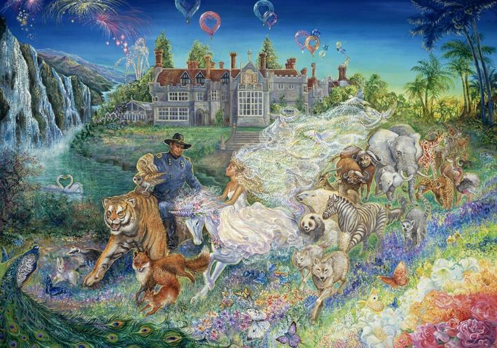 Produktbild Grafika Puzzle 1000 pieces Josephine Wall - Fantasy Wedding (1000 Teile)