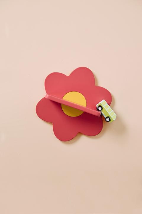 Image du produit Kids Concept étagère murale rose en forme de fleur