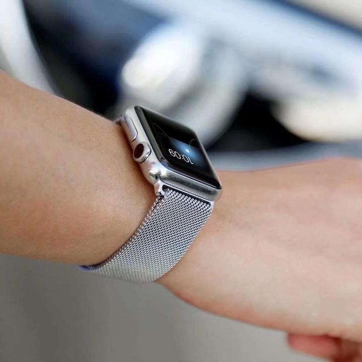 Produktbild Hurtel Magnetic Strap Watchband Watch 7 41mm Magnetic Band Bracelet Bracelet Mint (Edelstahl)