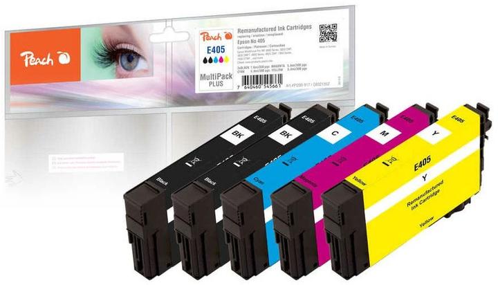 Produktbild Peach Tonerset Epson 405 MultiPack Plus BK/C/M/Y (M, C, Y, BK)