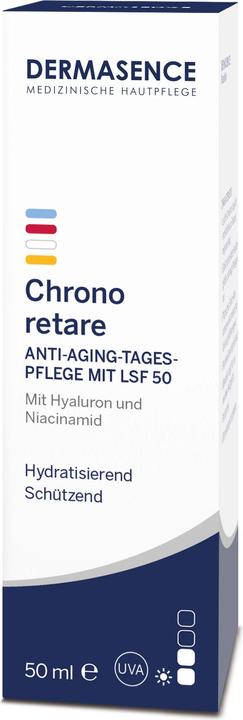 Actual product image Dermasence Chrono retare Anti-Aging Day Care SPF 50 Disp 50 ml (50 ml, Day cream, SPF 50)