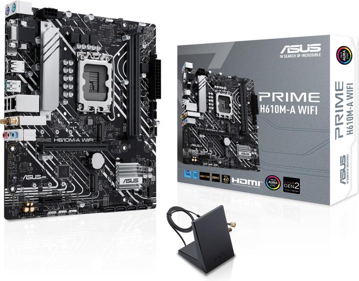 Produktbild ASUS PRIME H610M-A WIFI (LGA 1700, Intel H610, mATX)
