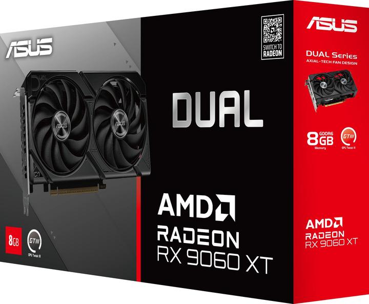 Actual product image ASUS DUAL-RX9060XT-8G (8 GB)