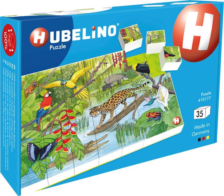 Produktbild Hubelino Puzzle Tierwelt im tropischen Regenwald (35-teilig) (35 Teile)