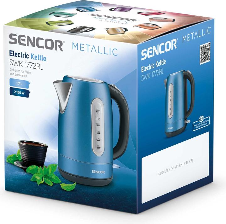 Image du produit Sencor Bouilloire 1.7 Litre Bleu (1.70 l)