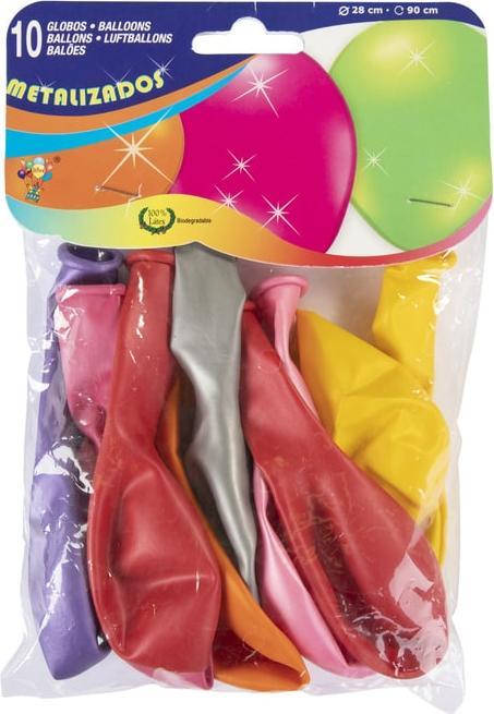 Produktbild Globos Europe Luftballons - bunt-metallic - 10 Stück (10 x)