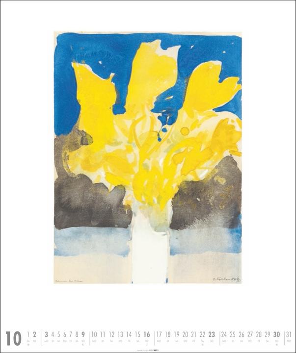 Produktbild Oskar Koller - Farben und Formen Kalender 2026 - Farben und Formen (46 x 55 cm, Deutsch)