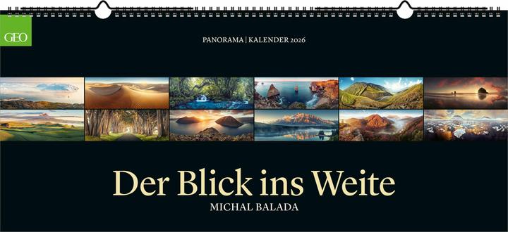 Produktbild Neumann GEO Panorama: Der Blick ins Weite 2026 - Panorama-Kalender - Wand-Kalender - Grossformat-Kalender - (Deutsch)