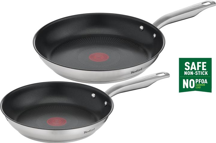 Actual product image Tefal Virtuoso (28 cm, Frying pan, Pan set + pot set, Stainless steel)