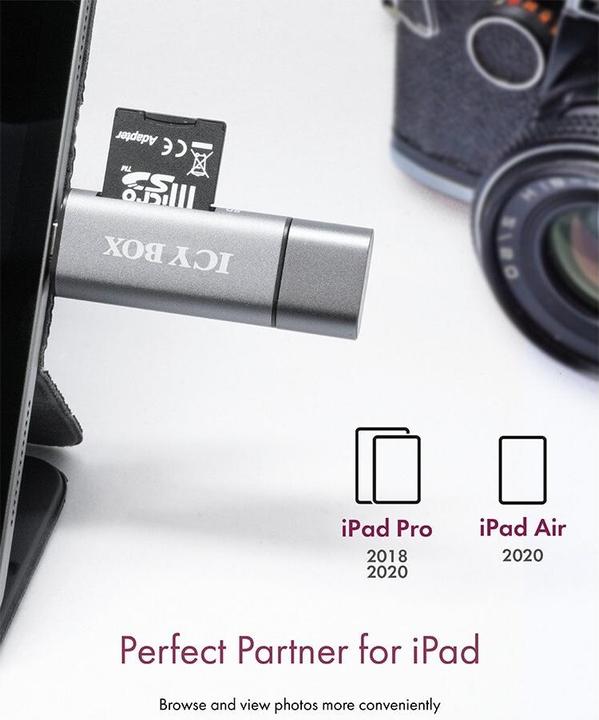 Actual product image Icy Box Ib-Cr200-C (USB, USB 2.0 Micro-B)