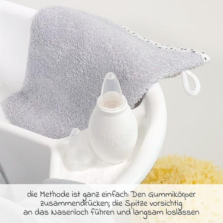 Produktbild NUK Nasensauger, zum sanften und sicheren Absaugen verschnupfter Babynasen