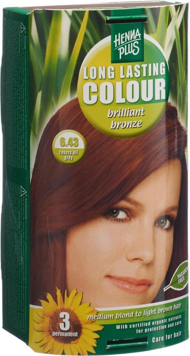 Image du produit Hennaplus Couleur longue durée (6,43 Brillant Bronze Brillant)