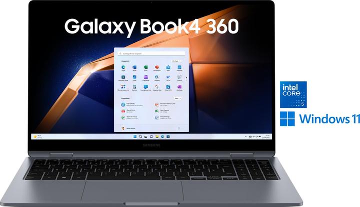 Produktbild Samsung Galaxy Book4 360 (15.60", Intel Core 5 120U, 8 GB, 256 GB, DE)