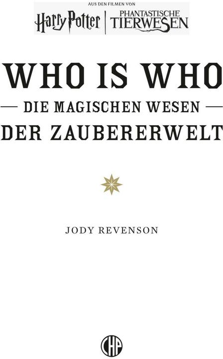 Produktbild Aus den Filmen von Harry Potter und Phantastische Tierwesen: WHO IS WHO - Die magischen Wesen der Za (Deutsch, Warner Bros. Consumer Products GmbH, Fabienne Pfeiffer, 2024)