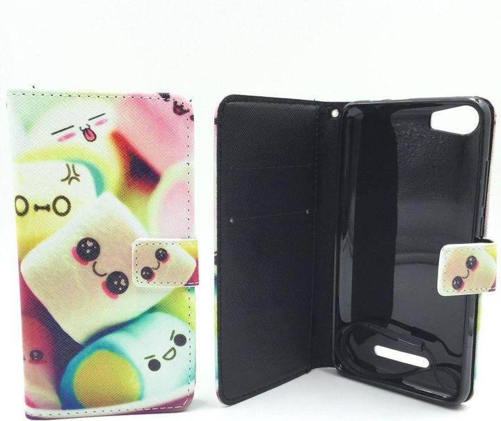 Produktbild König Design Schutz Hülle für Wiko Lenny 2 Marshmallows Tasche Case Cover Case + 1 Panzer Schutz Glas (Wiko Lenny 2)