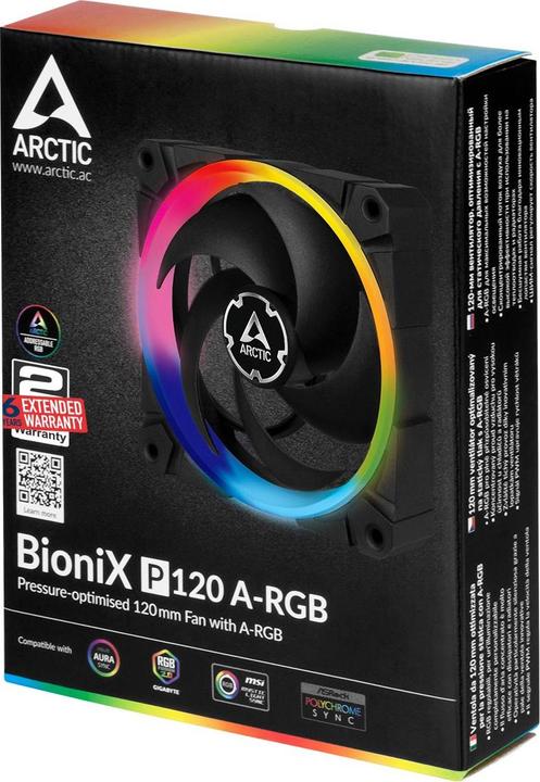 Produktbild Arctic Lüfter BioniX F120 A-RGB (120 mm, 1 x)