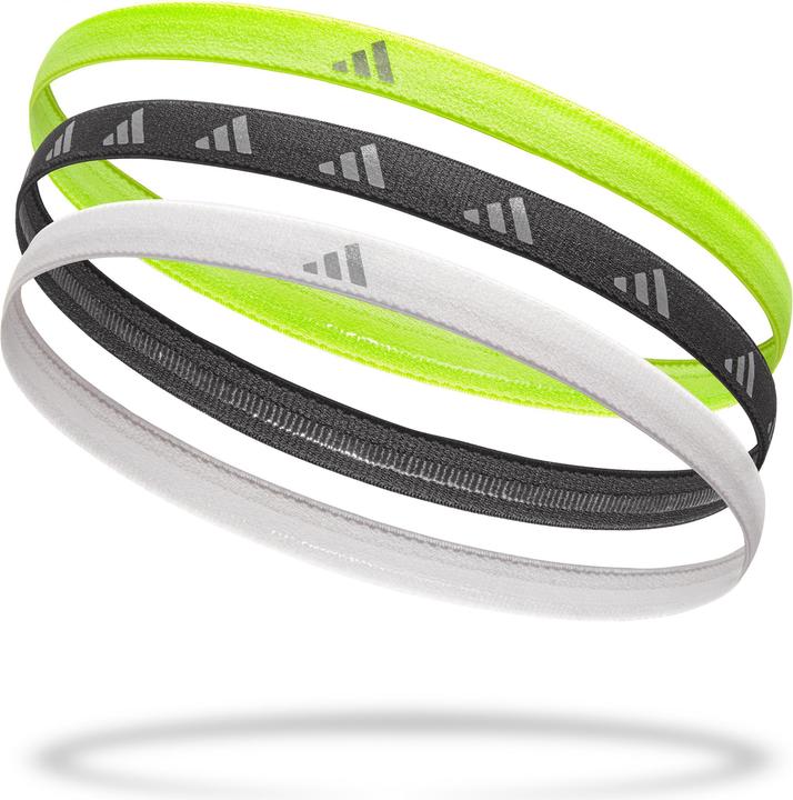 Produktbild adidas Hairbands Lucid Lemon, Schwarz, Silber