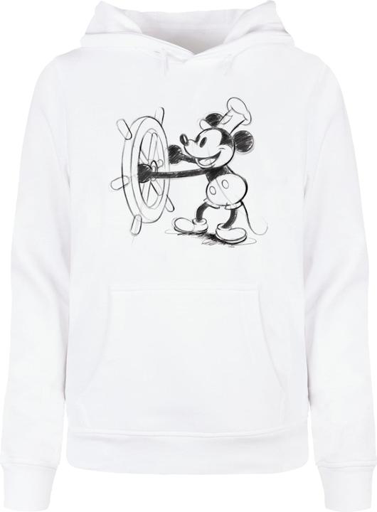 Immagine prodotto Absolute Cult Felpa con cappuccio da donna Mickey Mouse - Steamboat Sketch Basic - 115299 (XXL)