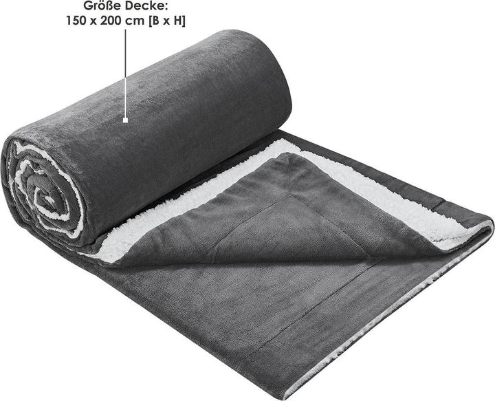 Actual product image Juskys Fleece blanket (150x200 cm)