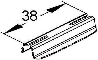 Immagine prodotto Niedax NIE GKSV40 Nastro di collegamento zincato DIN EN 10346