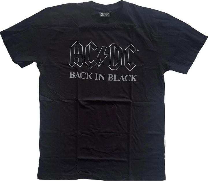 AC/DC Adult Back In Black T-shirt (XL)
