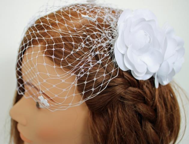 Comair Haarnetz Blume mit Strass
