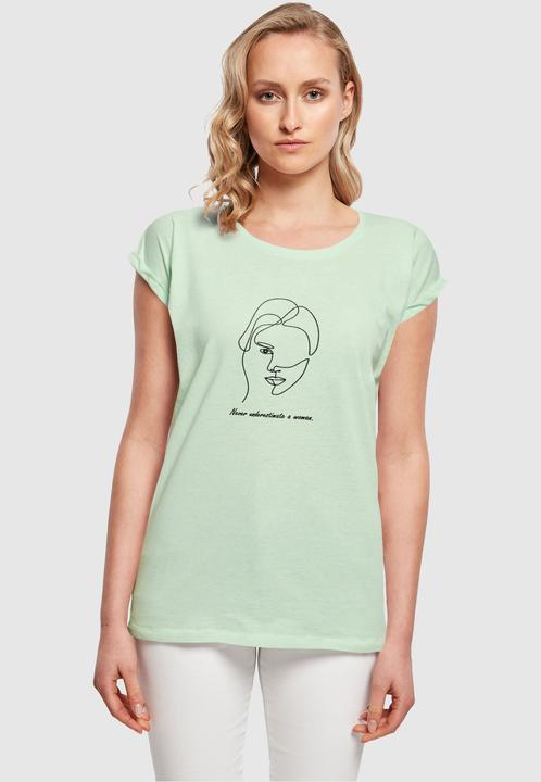 Immagine prodotto Merchcode Donna WD - Maglietta a spalla larga con figura di donna - 117161 (M)