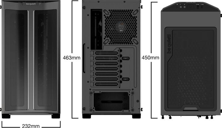 Produktbild be quiet! Pure Base 500 FX (mATX, Mini-ITX, ATX)