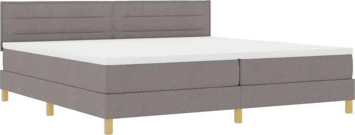 Immagine prodotto VidaXL Letto a molle con materasso Taupe 200x200 cm in tessuto (200 x 200 cm)