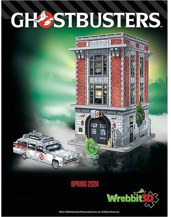 Immagine prodotto Wrebbit 3D Wrebbit Ghostbusters HQ - puzzle 3D Wrebbit 500pz W3D1018 (500 pezzi)